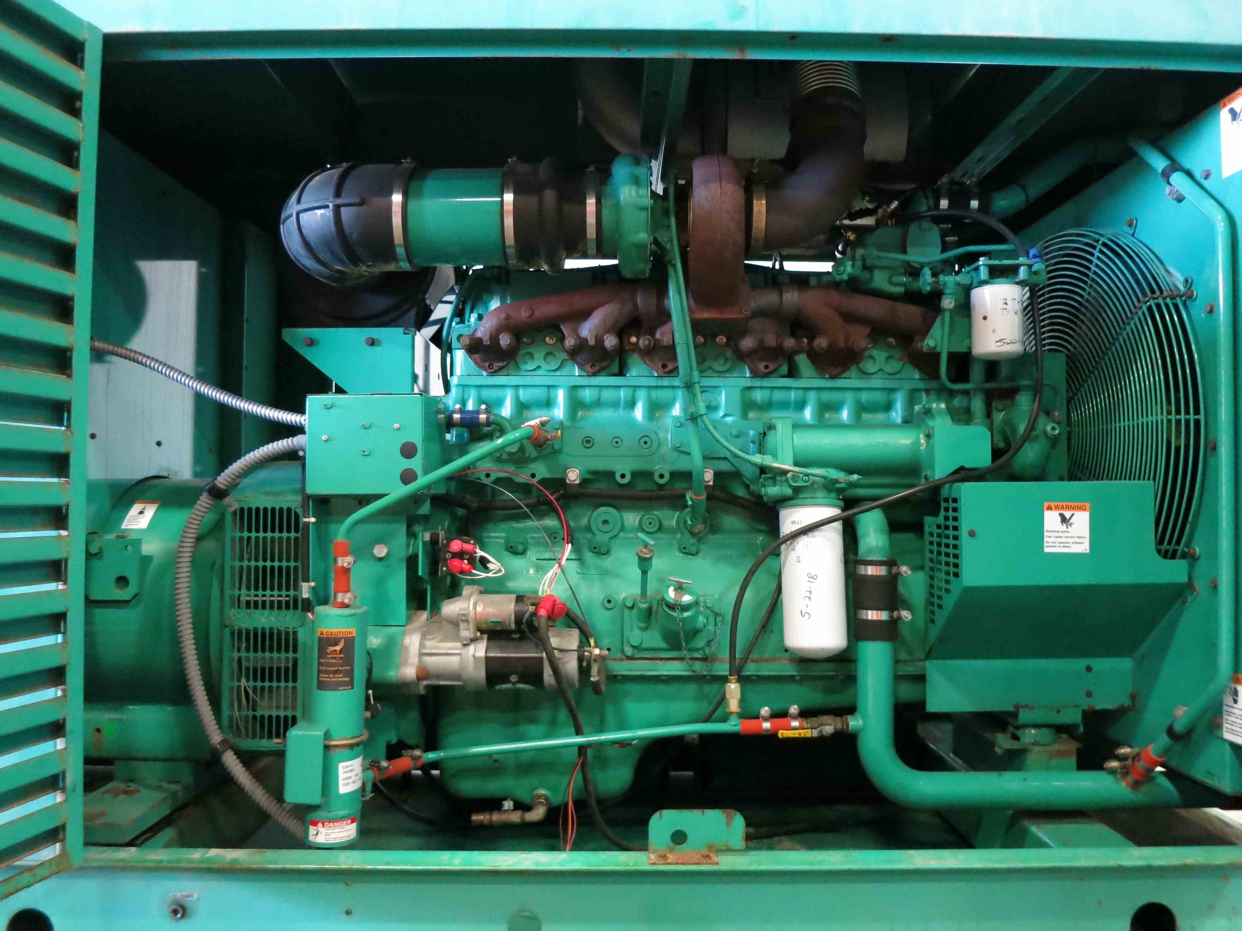 Cummins DFCB 300 KW Diesel Engine & Generator 14669 New Used and