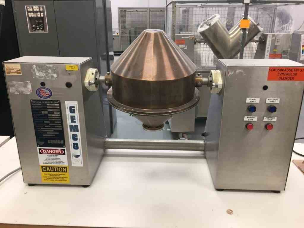 Gemco 16/8 Qt Double Cone Blender 15424 New Used and Surplus