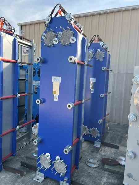 Never Used Stainless Steel Plate Heat Exchanger - 1622 Sq Ft Alfa Laval