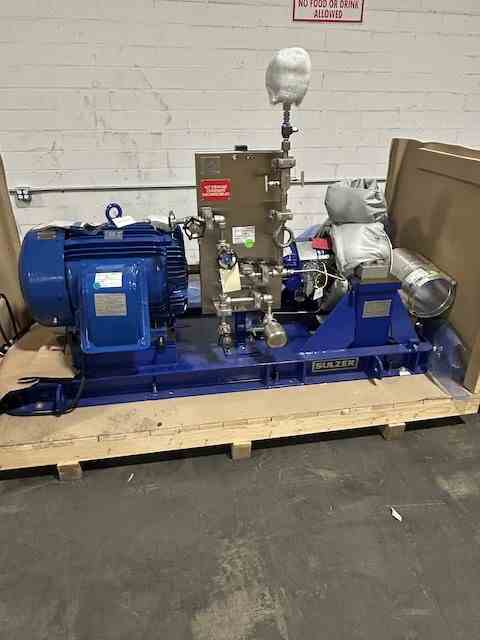 Sulzer 100 HP Stainless Steel Centrifugal Pump