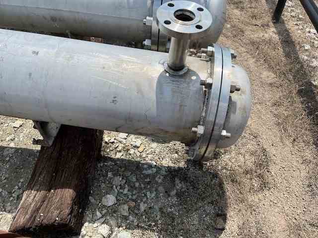 Used 200 Sq Ft Stainless Steel Shell & Tube Heat Exchanger - Kam Thermal