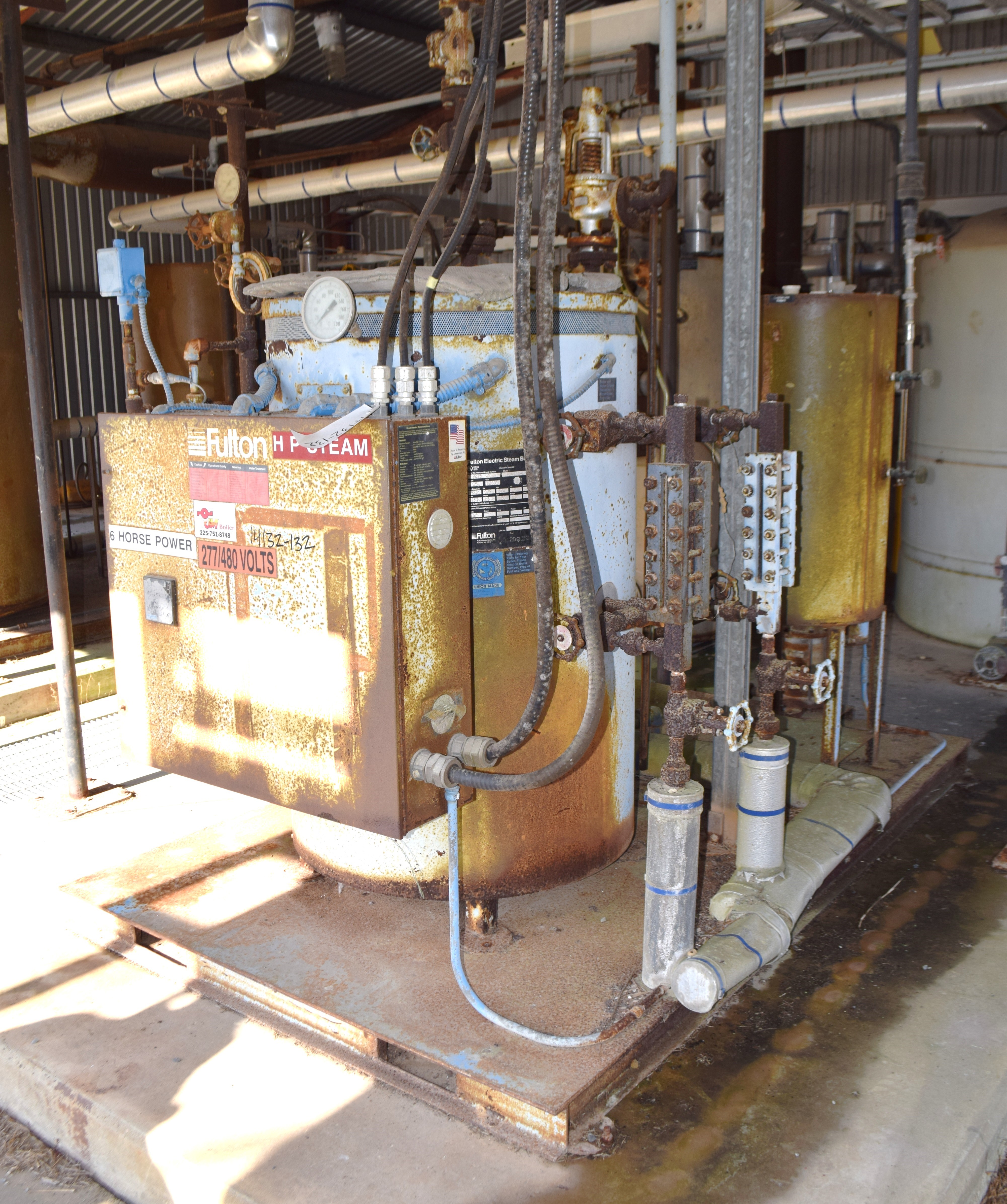 1 MM BTU Fulton Package Steam Boiler 14132 New Used and Surplus