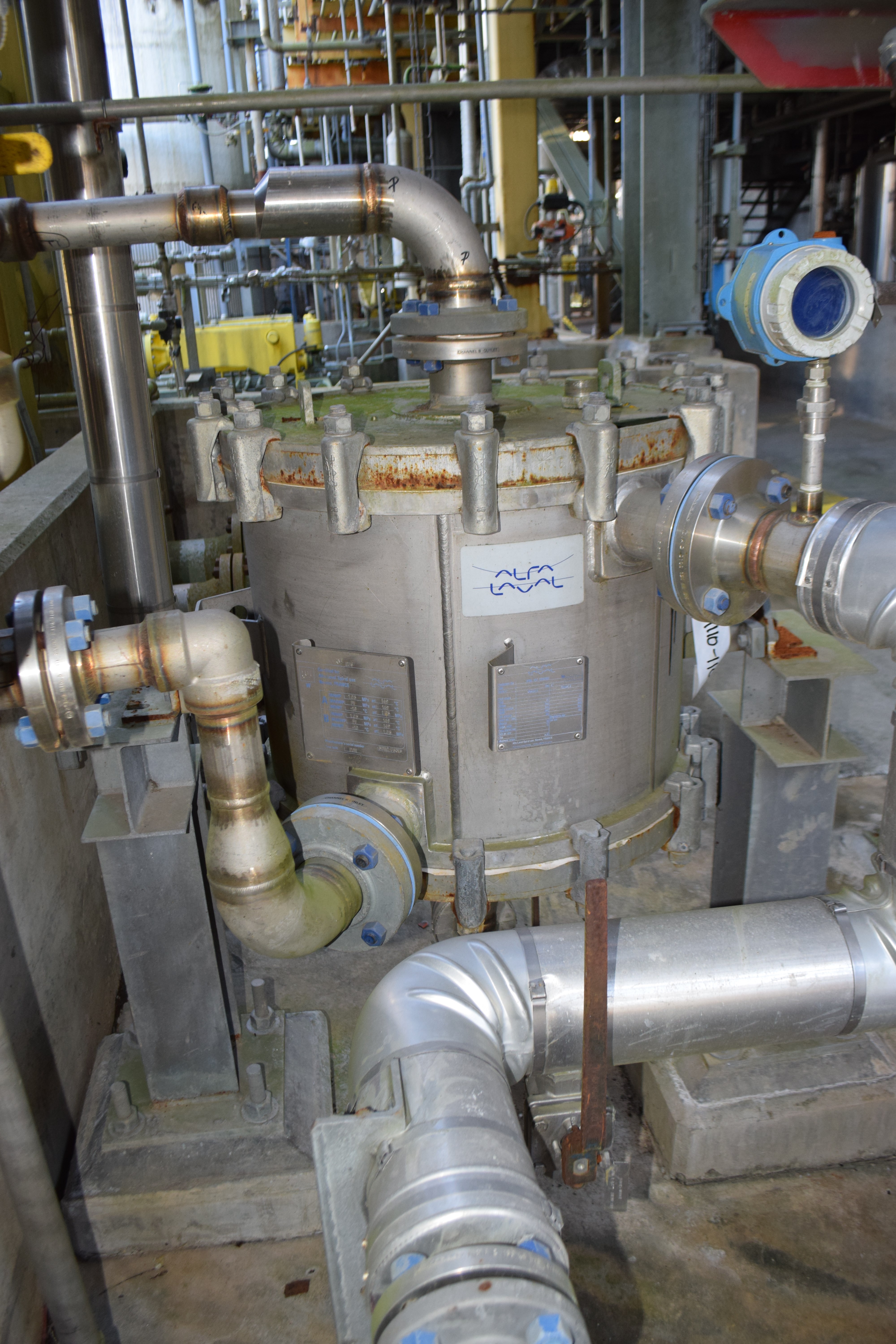 145 Sq Ft Alfa Laval Spiral Heat Exchanger 14110 New Used and