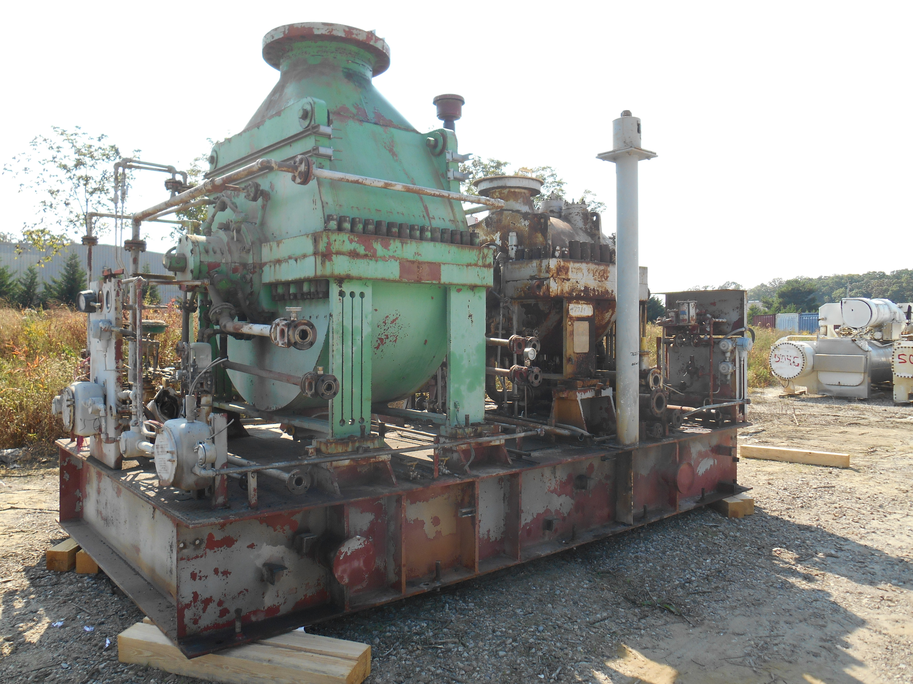 16980 CFM DeLaval Compressor Train 7719 New Used and Surplus