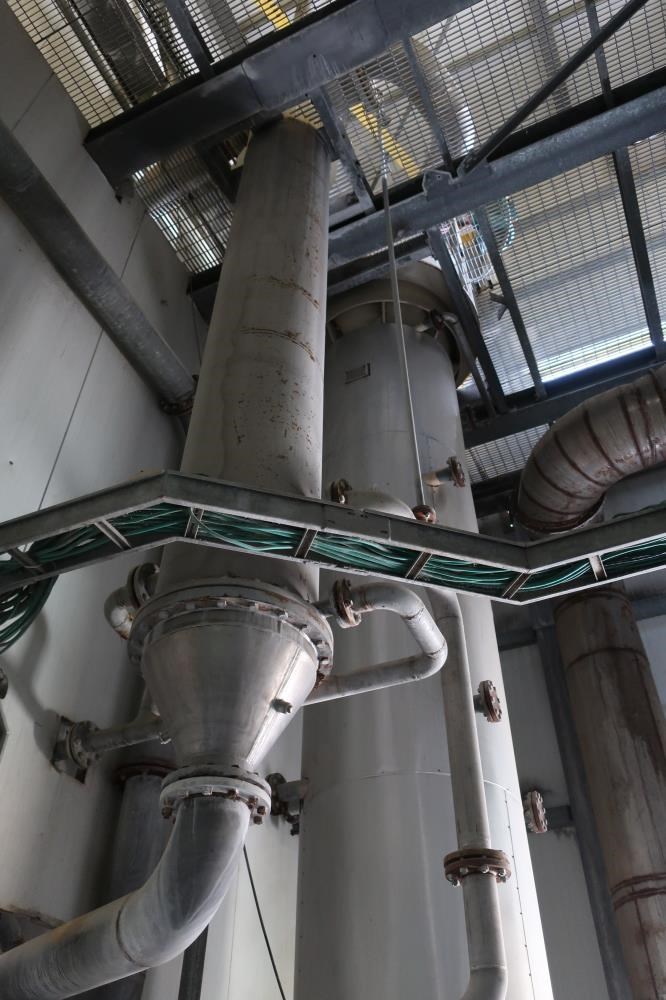 20 Sq Ft Luwa Wiped / Thin Film Evaporator 13739 New Used and