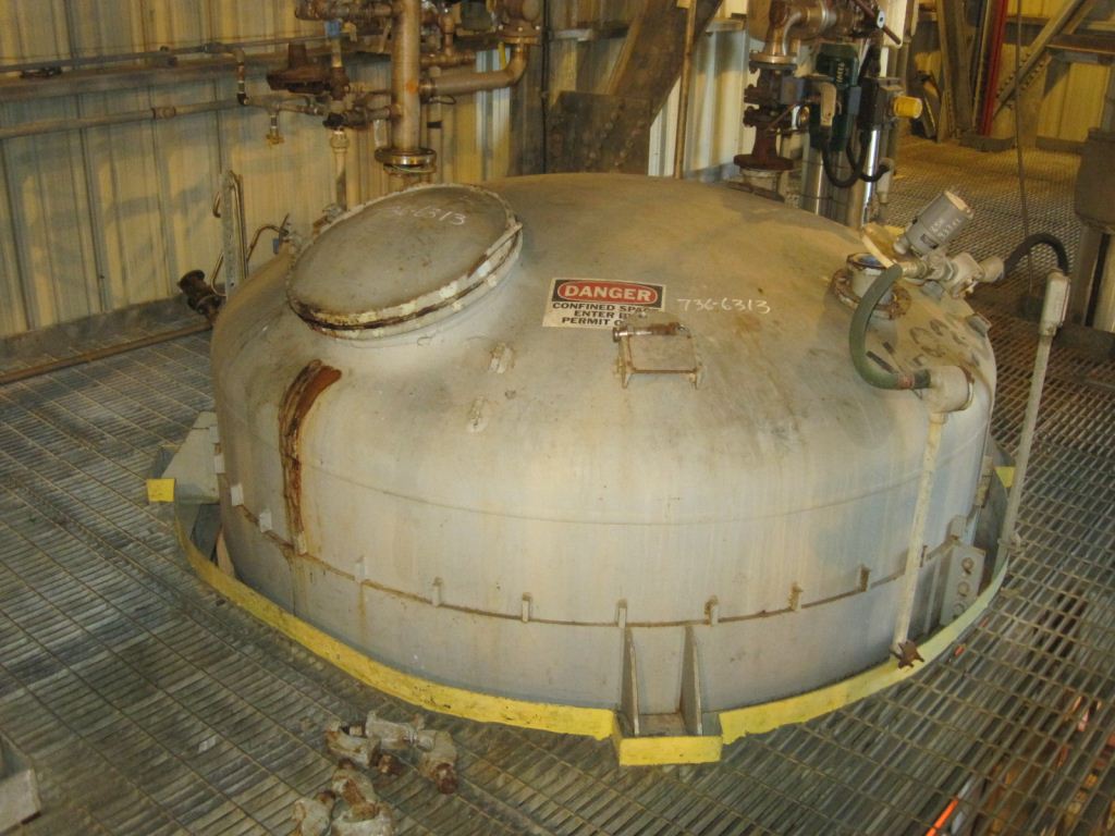 200 Gal Ceramic Coatings Glass Lined Tank 6313 New Used and Surplus