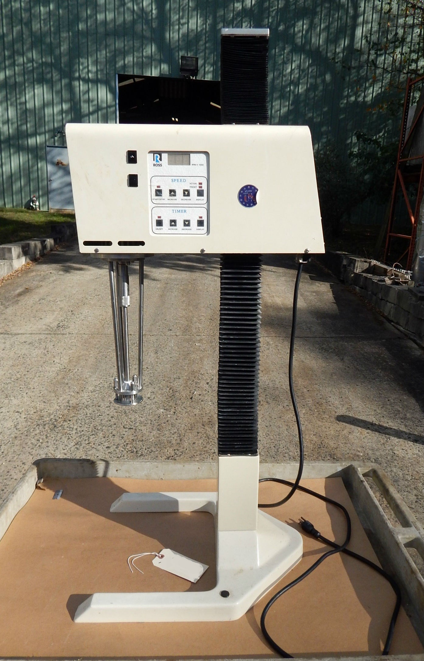 Ross SS Laboratory Homogenizing Mixer 12828 New Used and Surplus