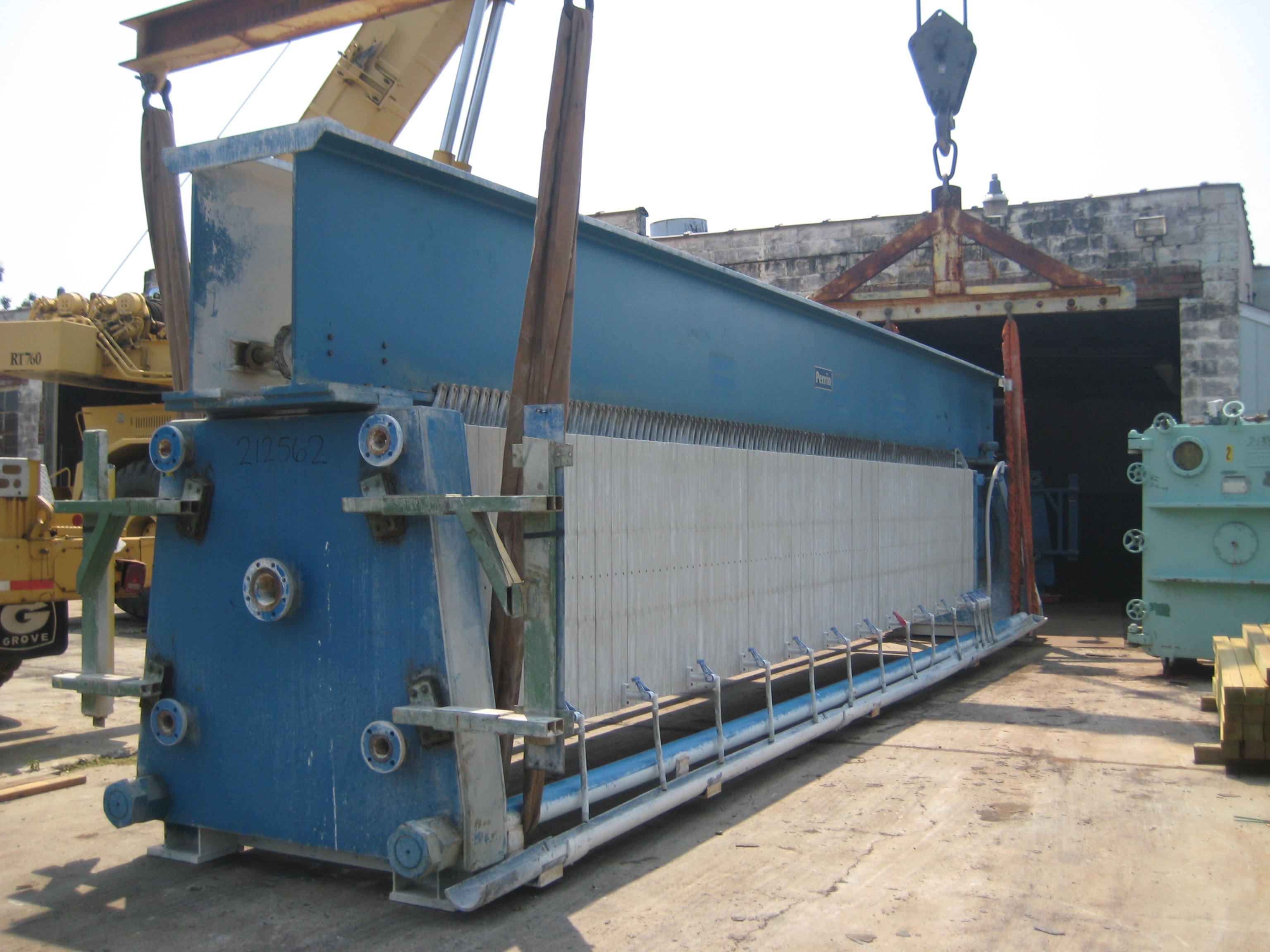 2707 Sq Ft Perrin Plate & Frame Filter Press 11650 New Used and