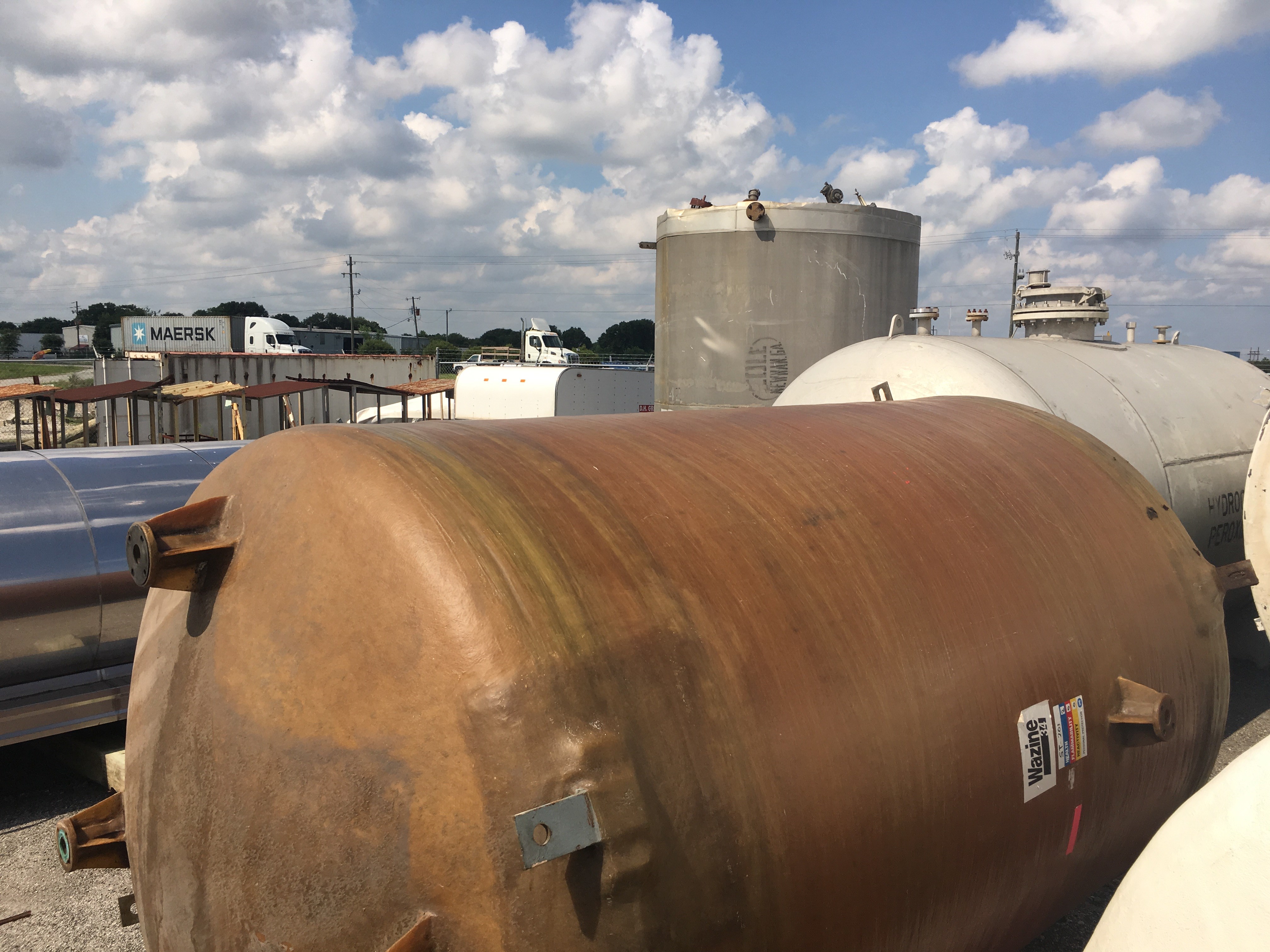 4100 Gal Ershings Inc. Fiberglass Tank 14864 New Used and Surplus