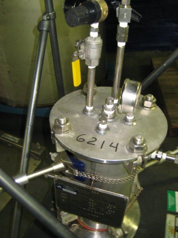 Sq Meter American Alloy Stainless Steel Nutsche Filter 6214 New Used and Surplus Equipment