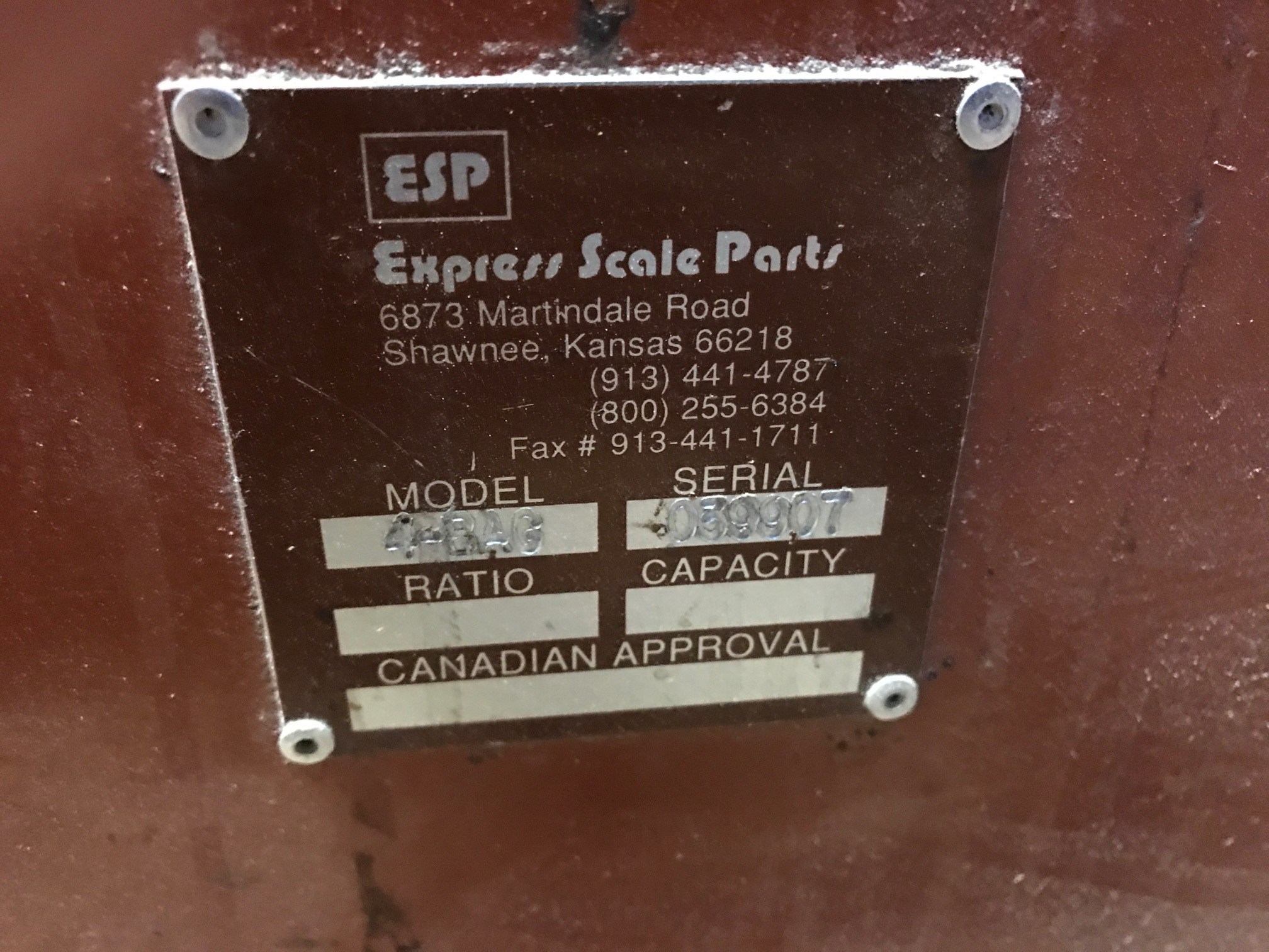 Express Scale Parts JM600D Bagger 13073 New Used and Surplus