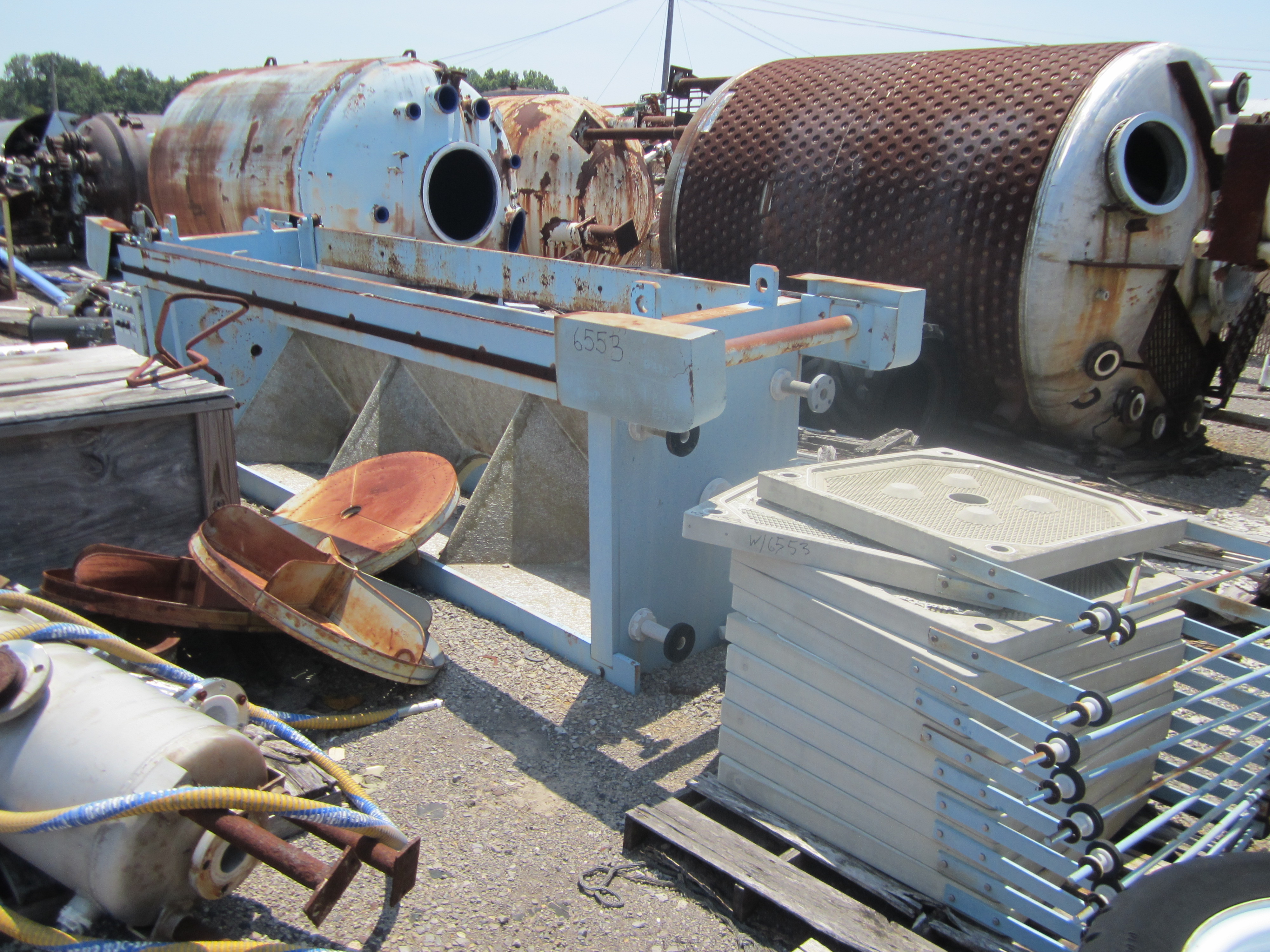 268 Sq Ft Durion Plate & Frame Filter Press 6553 New Used and