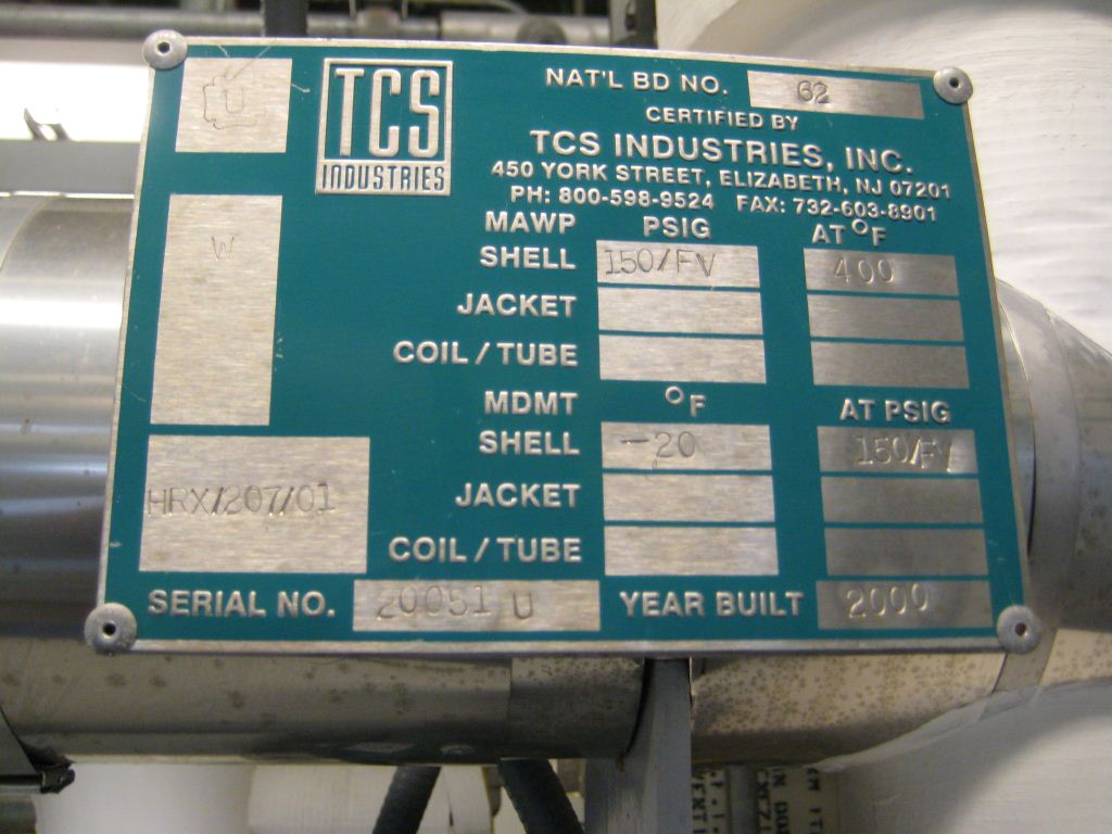 Wellman Thermal System Inc. Temperature Control Skid 5987 New Used