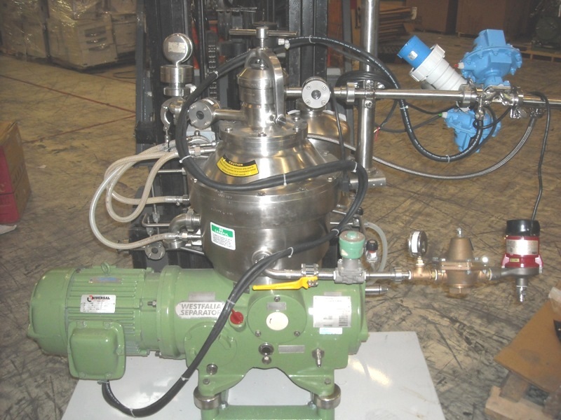 7.5 HP Westfalia Disc Centrifuge | 4883 | New Used and Surplus