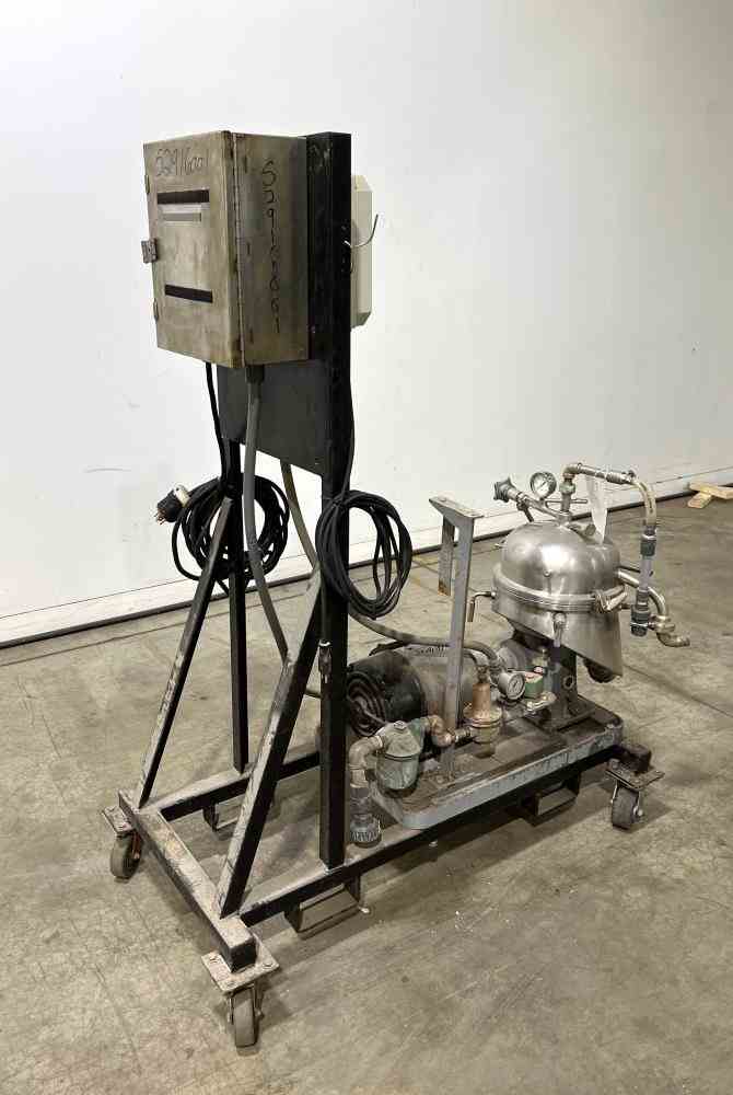 1.5 HP Westfalia SA-1-02-175 Disc Centrifuge