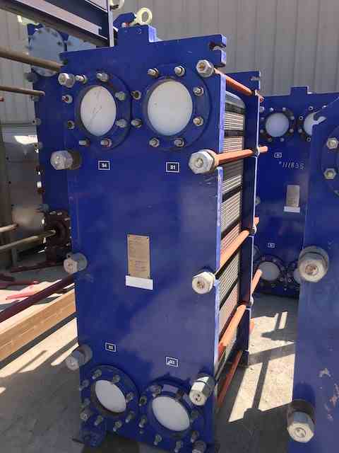 429 Sq Ft Alfa Laval  Stainless Steel Plate Heat Exchanger