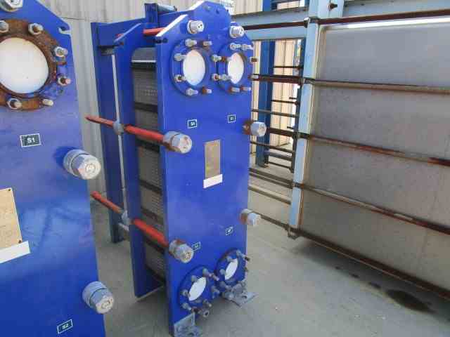 185 Sq Ft Alfa Laval  Stainless Steel Plate Heat Exchanger
