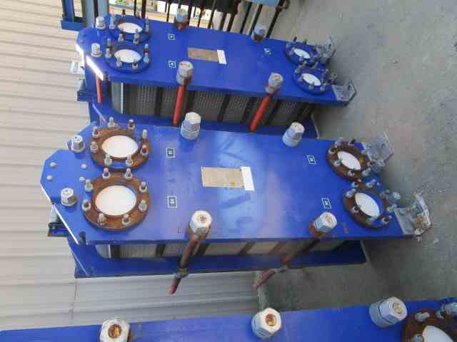 185 Sq Ft Alfa Laval  Stainless Steel Plate Heat Exchanger