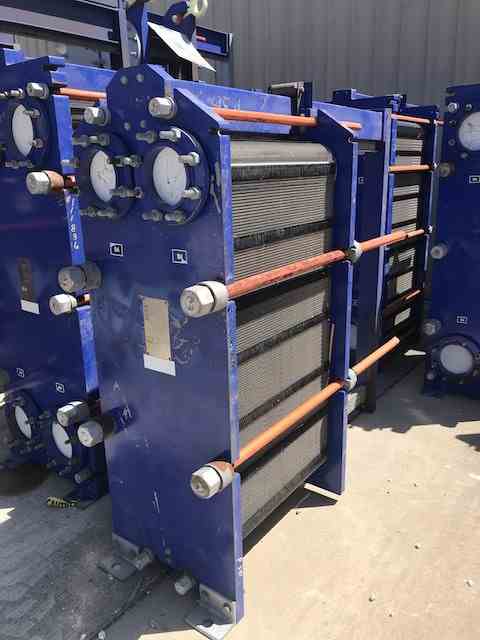415 Sq Ft Alfa Laval  Stainless Steel Plate Heat Exchanger