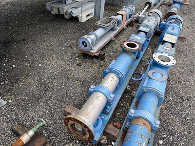 10 HP Moyno 316 Stainless Steel Positive Displacement Pump