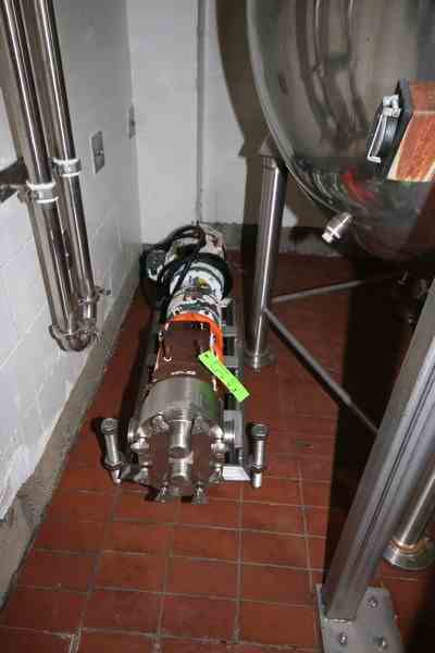 10 HP Waukesha Cherry-Burrell SS Positive Displacement Pump