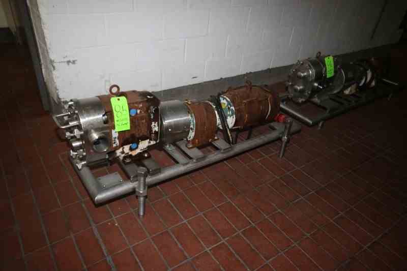 10 HP Waukesha Cherry-Burrell SS Positive Displacement Pump