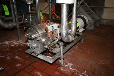 10 HP Waukesha SS Positive Displacement Pump