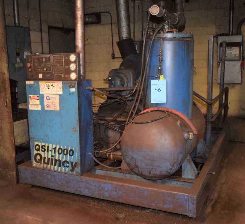 1000 CFM Quincy Rotary Screw Compressor