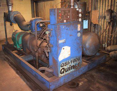 1000 CFM Quincy Rotary Screw Compressor