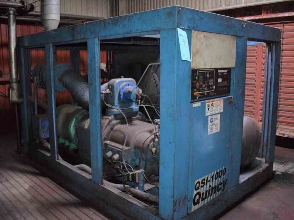1000 CFM Quincy Rotary Screw Compressor
