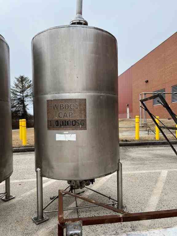 1000 Gal Stainless Steel Tank