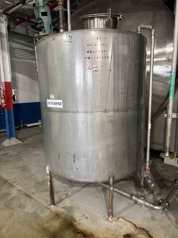 1000 Gal Stainless Steel Mix Tank