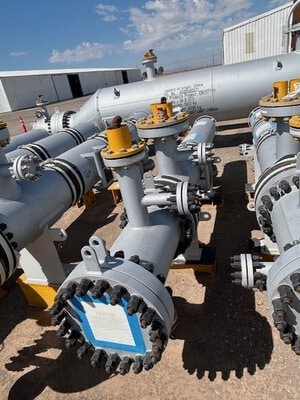 Unused 103 Sq Ft 316L Stainless Shell & Tube Heat Exchanger