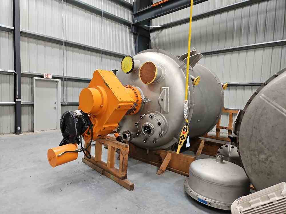 11000 Liters Ekato 304 Stainless Steel Vacuum Solids Dryer