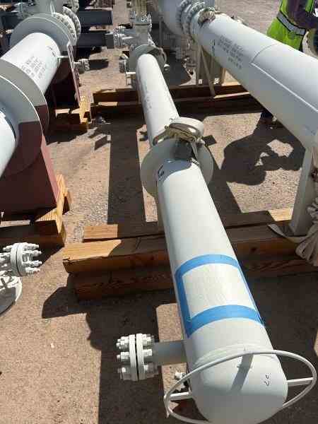 112 Sq Ft Fabsco Carbon Steel Shell & Tube Heat Exchanger