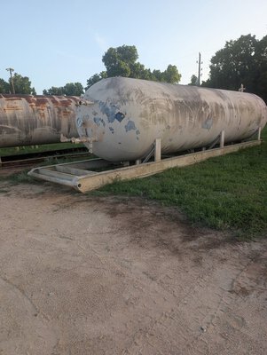 12000 Gal Riley Beaird Horizontal Carbon Steel Pressure Vessel