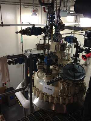150 Gal Pfaudler Glass Lined Reactor