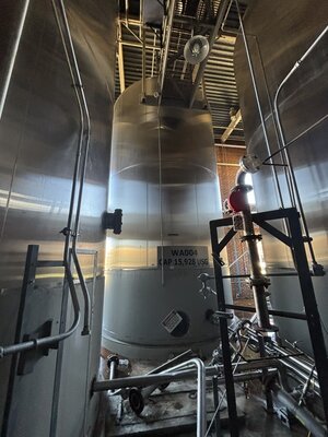 Used 15928 Gal Paul Mueller Stainless Steel Tank