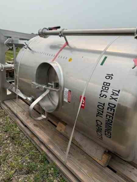16 BBL DME Stainless Steel Tank