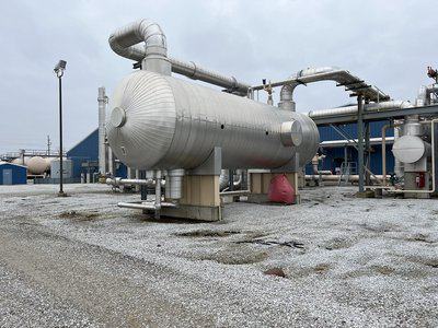 16800 Gal Eaton Metal Products Horizontal Carbon Steel Pressure Vessel