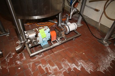 2 HP SPX Flow SS Positive Displacement Pump