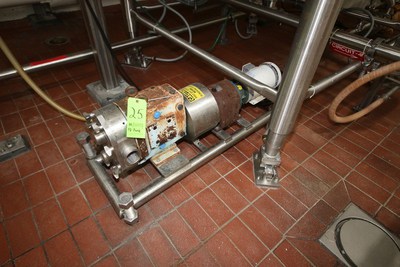 2 HP Waukesha Cherry-Burrell Positive Displacement Pump