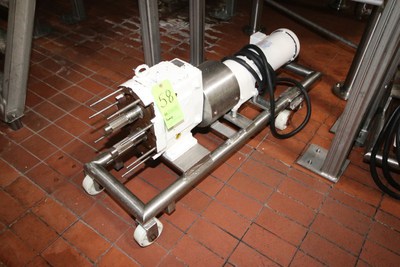 2 HP Waukesha Cherry-Burrell SS Positive Displacement Pump