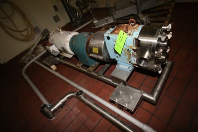20 HP SPX Flow SS Positive Displacement Pump