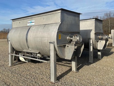 Used- Hayes & Stolz Paddle Mixer, Model HP 22x44