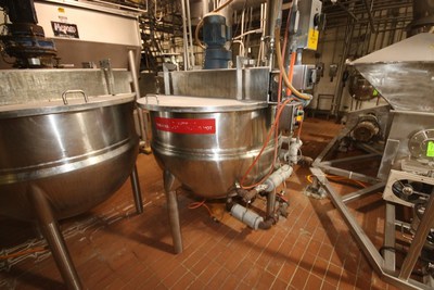 200 Gal Hamilton Tanks Stainless Steel Kettle