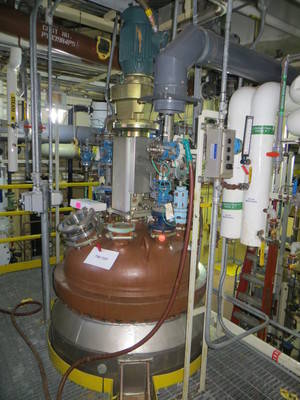 200 Gal Pfaudler Glass Lined Reactor