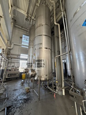 2000 Gal Stainless Tank, Inc Stainless Steel Pressure Vessel