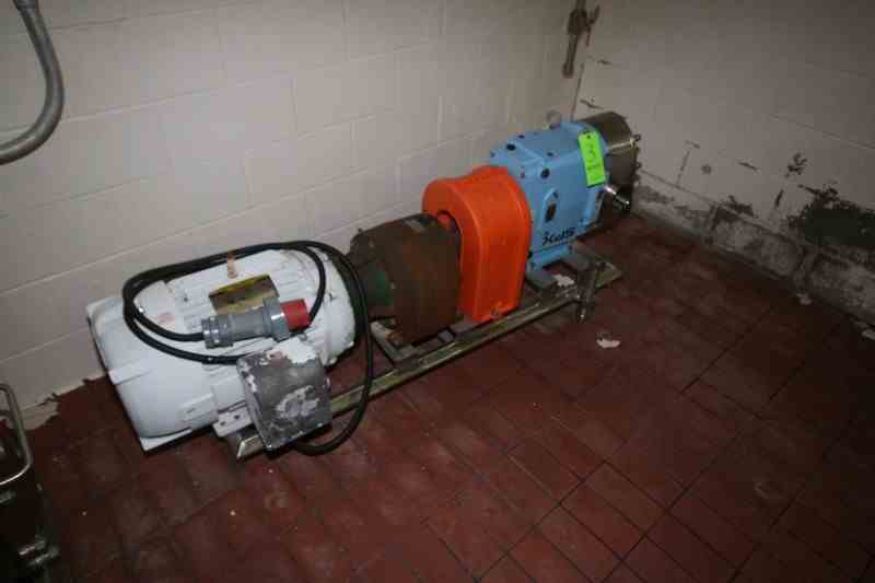 25 HP SPX Flow SS Positive Displacement Pump