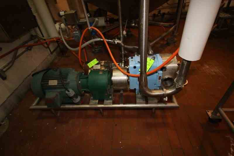 25 HP SPX Flow SS Positive Displacement Pump